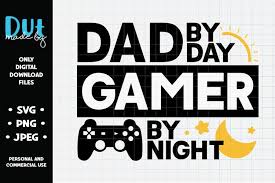 Program to control vjoy / vxbox device via keyboard, mouse, joystick. Dad By Day Gamer By Night Svg 726031 Cut Files Design Bundles