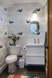 Small Bathroom Wallpaper Small Bathroom Remodel Bathrooms Remodel