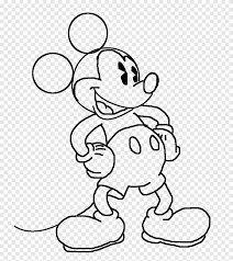 Aneka gambar mewarnai gambar mewarnai mickey mouse untuk anak paud dan tk. Mickey Mouse Minnie Mouse Menggambar Karakter Mickey Mouse Putih Mamalia Png Pngegg