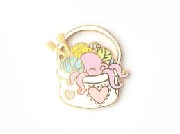 If you have 5 or fewer stamps on your card, bring it in for 50% off. Knitting Octopus Enamel Pin Hard Enamel Pin Kawaii Lapel Etsy Enamel Pins Hard Enamel Pin Knitting