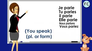 Se parler le verbe parler se conjugue avec. Le Verbe Parler Au Present To Speak Talk Present Tense French Conjugation Youtube