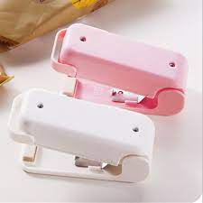 Akoada Mini Sealing Machine Portable Snack Bag Heat Sealer Hand Press Sealing Machine For Plastic Bags Food Saver Storage Portable Snacks Food Saver Snack Bags