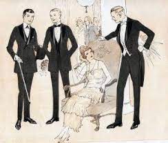 To dress like a man from the 1920's you will need the. 1920s Men S Evening Wear History Tuxedos To Tailcoats ãƒ¡ãƒ³ã‚º ã‚¹ã‚¿ã‚¤ãƒ« ã‚¹ã‚¿ã‚¤ãƒ« ã‚¤ãƒ©ã‚¹ãƒˆ