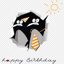You could even share an animated ecard or a cute and funny ecard with your family and friends, it's easy! Penguin Happy Birthday To You Greeting Card Wish Creative Animal Birthday Cards Holidays Business Card Vertebrate Png Pngwing