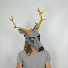 Here are a couple of examples: Stag Trophy Mask Wintercroft