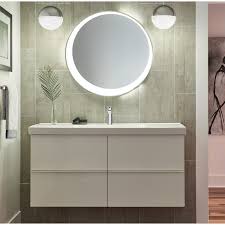 While bathroom vanity mirrors come in a vast assortment of sizes and styles, one shape that remains stunning is rectangular mirrors. Elan Lighted Bathroom Vanity Mirror Wayfair
