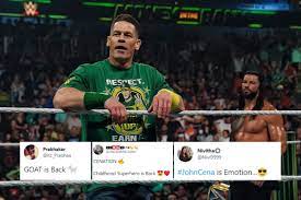 May 26, 2021 · john cena is apologizing after calling taiwan a country while promoting the latest fast and the furious'' film, f9. the actor and professional wrestler posted the apology tuesday in mandarin on. Wwe Fans Sent Into A Frenzy As John Cena Makes A Shocking Return At Money In The Bank See Reactions