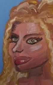 Oil Painting On Canvas Signed And Painted By Vicki Neale 'Beauty Believes' 