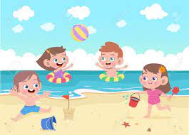 One world many stories summer. Kid Play In Beach Summer Holiday Royalty Free Cliparts Vectors And Stock Illustration Image 120659559