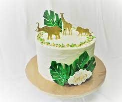 Jungle Baby Shower Simple Baby Shower Cake Safari Baby Shower Cake Jungle Baby Shower Cake
