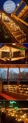 Simple string lights hung on a fence, around the deck, or over the yard keep everything in plain sight. Pin On Outdoor Patio And Party Ideas