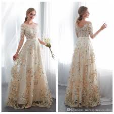 Adapted through each style era, long sleeve wedding dresses have been worn by style icons like audrey hepburn, marilyn monroe, elizabeth taylor, grace kelly 10. Scoop Long Sleeve Best Mother Of The Bride Dresses Lace Appliques Fabulous Prom Dresses Zipper Up Back Fall Wedding Guest Dresses From Mirusponsawedding 94 73 Dhgate Com
