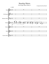 Print And Download In Pdf Or Midi Starship Mario From Mario Galaxy 2 What Can I Say This Is Probably The Best Overwo Super Mario Galaxy Super Mario Starship