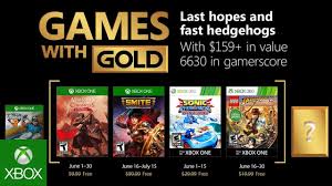Xbox June 2018 Games With Gold Xbox Games Xbox 360 Games Xbox One