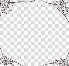 Spider Web Frame Spider Web Halloween All Saints Day Halloween Cobwebs Transparent Background Png Clipart Clip Art Cartoon Bubbles Balloon Illustration
