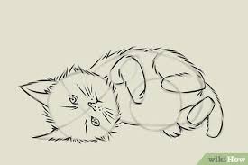 See more ideas about cat art, cute illustration, cat drawing. 4 Cara Untuk Menggambar Anak Kucing Wikihow