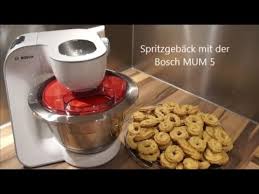 Spritzgeback Mit Der Bosch Mum 5 Youtube