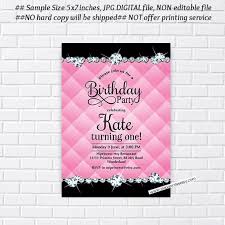 Birthday Party Invitation Card Design Birthday Invitation Card Design Glitter Birthday Party Invitation Any Age 10th 18th 30th 40th Glitter Birthday Parties Birthday Invitations Glitter Birthday