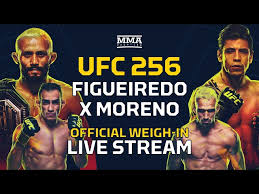 ***fight card, bout order and the amount of matches subject to drastic change because of the various global quarantine restrictions.*** Ufc 256 Weigh Ins Figueiredo Vs Moreno Detailed Weigh In Results