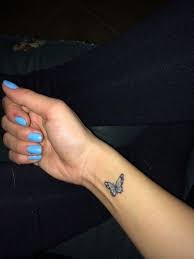 40 Awesome Butterfly Tattoo Design Ideas For Women Unique Small Tattoo Blue Butterfly Tattoo Butterfly Wrist Tattoo