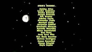 (apologies if the animations are blurred. Blues Clues End Credits 2000