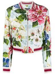 Casual, lightweight, fashion and slim fit outwear. Dolce Gabbana Floral Print Bomber Jacket Farfetch