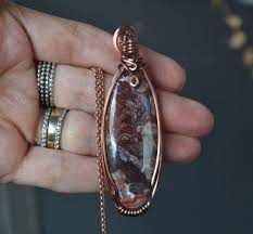Crazy Lace Agate Necklace Big Red Stone Pendant Agate Etsy Red Agate Necklace Agate Necklace Sparkle Bracelet