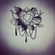 Swarovski crystal tattoos are available in a range of designs and crystal colors and can also be applied in any design or you can use the crystals individually as accents or for blinging things like cell phones, greeting. 49 Heart Jewel Tattoo Design