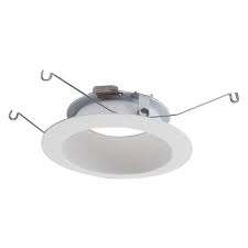 Halo 592w 5 Inch Self Flanged Led Reflector Trim Round 80 Or 90 Cri 2700k 3000k 3500k 4000k 600 900 1200 Lumens Matte White Recessed Lighting Indoor Fixtures Lighting Electrical Wholesalers Inc