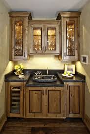 Make The Top Cupboards Even Across The Bottom And Put A Neon Sign On Top Home Bar Designs Bars For Home Rustic Kitchen