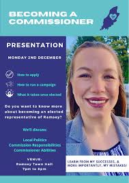 I'm doing a presentation followed by a questions and answers session about  “Becoming a Commissioner” next Monday 👩‍💼 Before I became a commissioner,  I didn't exactly know what it all entailed. I