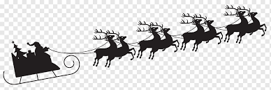 Santa Claus Reindeer Christmas Sleigh Silhouette S Chariot Santa Claus Black And White Png Pngwing Black and white santa vector images, illustrations, and clip art. santa claus reindeer christmas sleigh