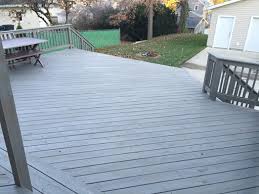 I've read about bleaching and weathering stains. Grey Sherwin Williams Solid Stain Colors Novocom Top