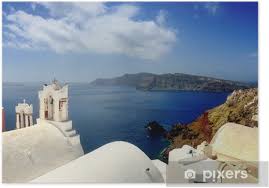This is the official facebook page of the municipality of thira. Poster Vista De Santorini Grecia Pixers Wir Leben Um Zu Verandern