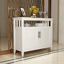 Kitchen cabinets range widely from $100 to $1,200 per linear foot. Must Have Dklgg Kitchen Cabinet Kitchen Storage Cabinets Kitchen Storage Sideboard Dining Kitchen Storage Sideboard Cabinet Free Standing Storage Chest Buffet Server Table Sideboard White From Dklgg Accuweather Shop