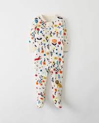 Little Sleepers With Feet In Organic Cotton In Make It Magic Main Baby Girl Patterns Baby Girl Sleepers Stylish Pajamas