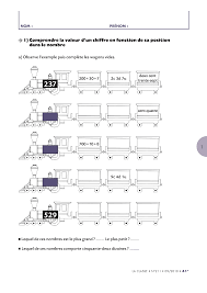 8 pages d exercices pour faire le bilan des competences de ce1 en numeration numeration ce1 ce1 maths ce1