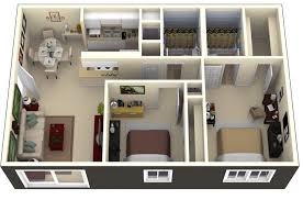 Free 3d Floor Plan Free Lay Out Design For Your House Or Apartment Get Inspiration From These Free Small House Plans Small House Design Apartment Layout