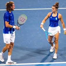There are match results per set and the 'previous 5 matches' section showing each player's form from the past 5 games played. Just Stefanos Tsitsipas Things