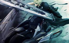 anime cool guy wallpaper wallpapersafari final fantasy cloud final fantasy cloud strife anime fight