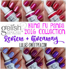 Gelish Mini Kung Fu Panda 2016 Collection Swatches