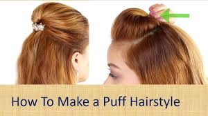 You will want to find an area that has great light. How To Make A Puff Hairstyle How To Make A Perfect Puff Hairstyle At Home Youtube