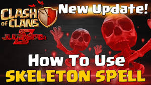 How To Use Skeleton Spell Coc Quick Tips 3 New Update 2016 Clash Of Clans Youtube