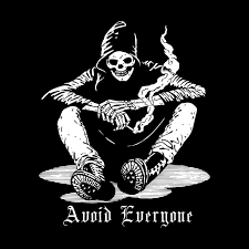 Avoid Everyone Skull Wallpaper Skeleton Artwork Skeleton Art
