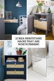 We rounded up five clever kallax diy ikea's kallax shelving unit is about as blank slate as it gets. 25 Ikea Nightstand Hacks That Are Worth Pinning Digsdigs
