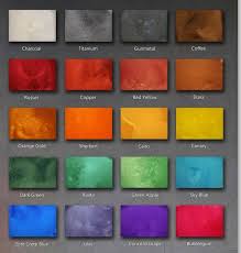 Stained Polished Concrete Color Chart Epoxy Floor
