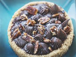 Tarte Chocolat Caramel Et Pecan En 2020 Tarte Au Chocolat Tarte Chocolat Caramel Chocolat