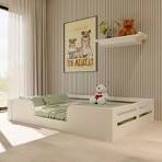 Cama Infantil Montessoriana Solteiro Liz Casatema ...