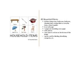 Maybe you would like to learn more about one of these? Household Items By Miss Slp Teachers Pay Teachers