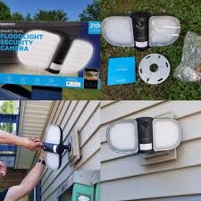 Merkury Innovations Smart Floodlight 1080p Camera Requires 2 4 Ghz Wifi Walmart Com Walmart Com